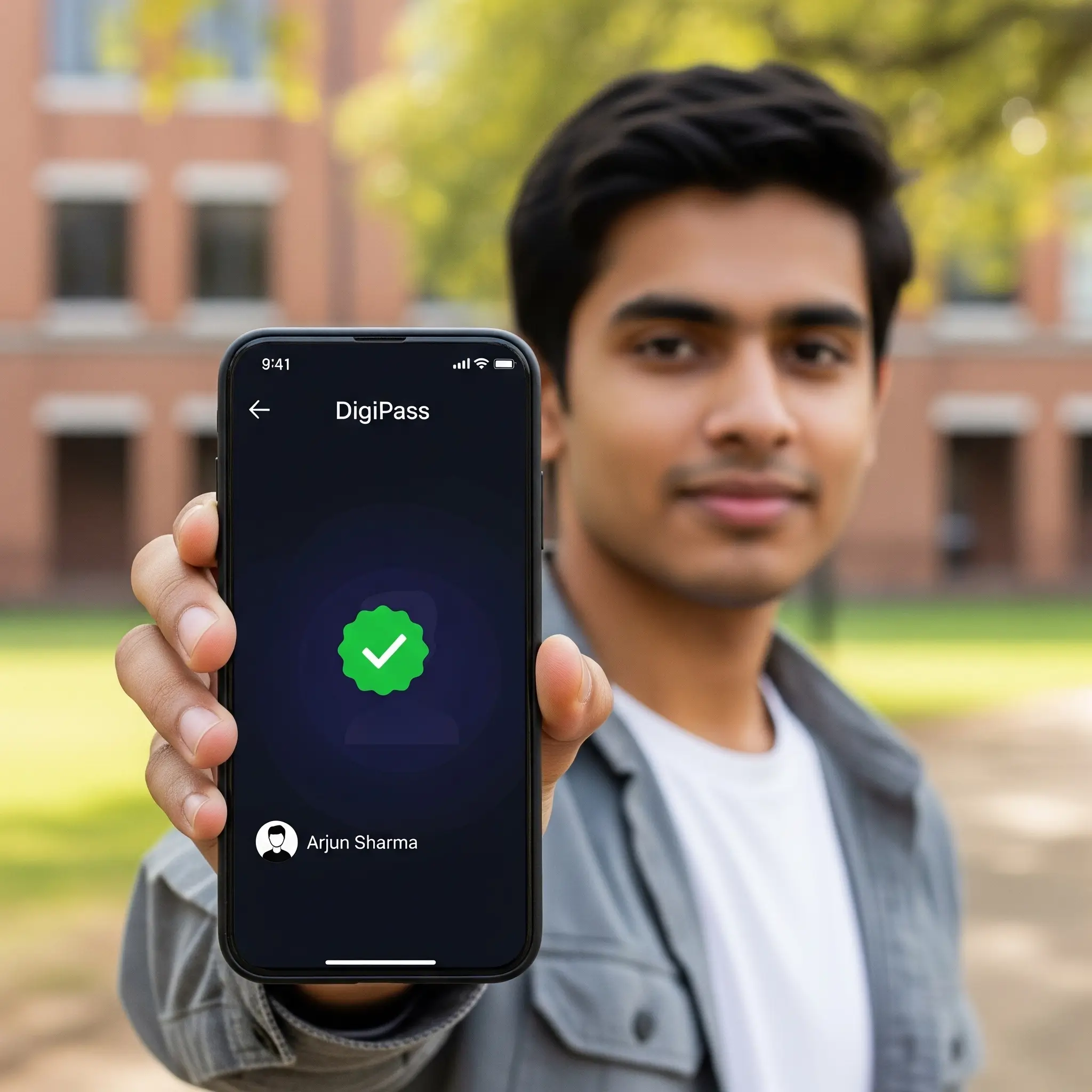 woman with her face covered